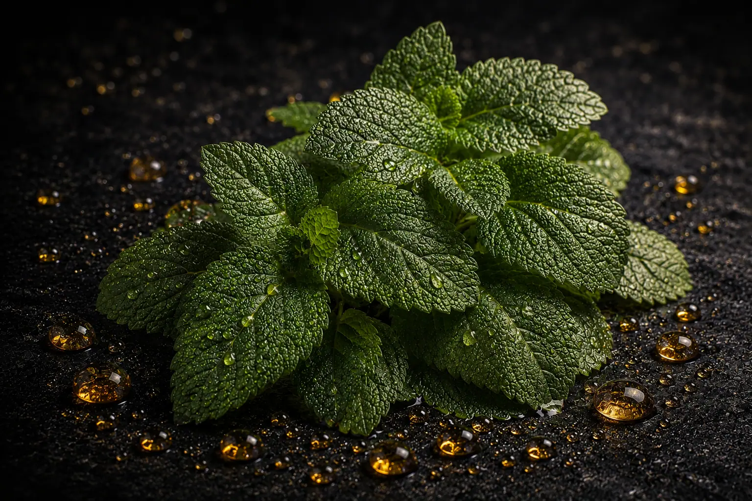 Lemon Balm leaves, Melissa officinalis